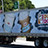 Truck advertising on Dunkin'Donuts fleet media