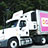 Dunkin Donuts creative truck ads driving on the road